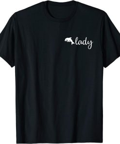 Dolphin Lady Gift For Women Girl Beluga Fish Orca T-Shirt