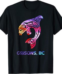 Gibsons British Columbia Native Orca Killer Whale T-Shirt